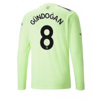 Dres Manchester City Ilkay Gundogan #8 Rezervni 2022-23 Dugi Rukav